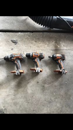 Ridgid Impact hammer and drill and impact no batteries no charger