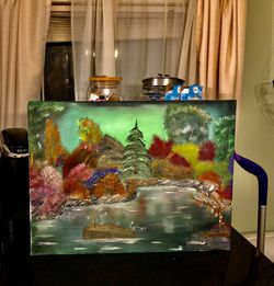 Deadwood pond Oil painting