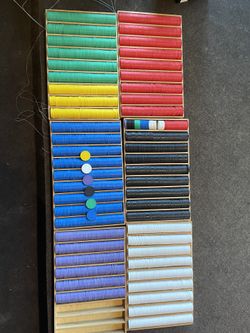 New 4200++ Vintage Clay Poker Chips  