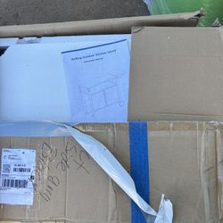 Rolling Outdoor Kitchen Island 