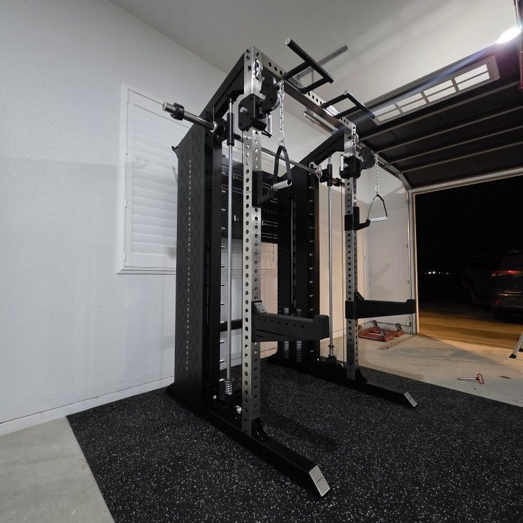 🔥NEW Vesta Pioneer 3in1 | Functional trainer | Squat Rack | Smith Machine | 200lbs weight stack | Gym Equipment | Commercial Grade | FREE DELIVERY 🚛