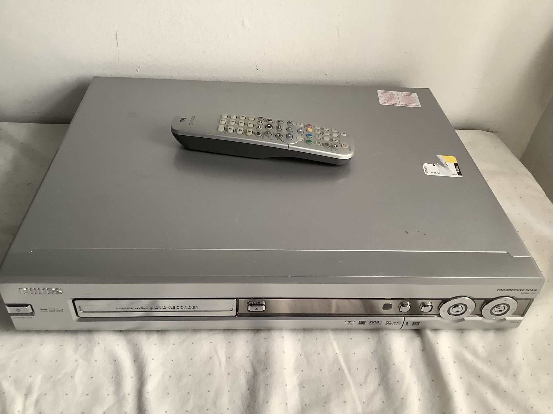 Philips HDRW 720 DVD Hard Disk Recorder Silver | Tested With Remote