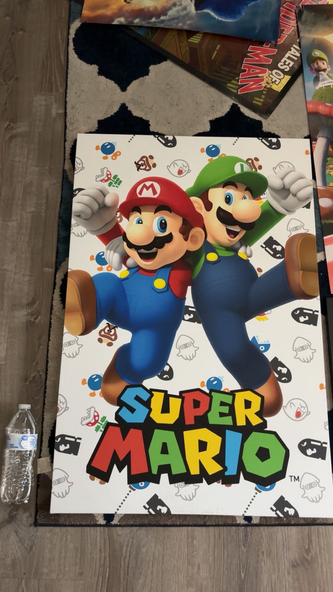 Mario Canvas, Poster, Framed Canvas & Decor