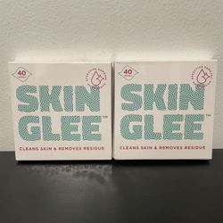 Skin Glee Adhesive Remover Wipes 2pk NEW SEALED 80ct CGM Clean Care