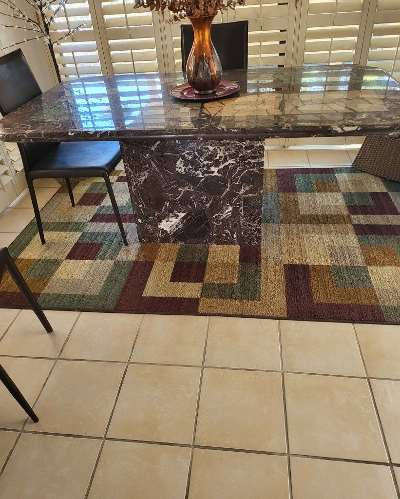 Marble Kitchen Table Set