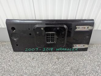 OEM 2007-2018 Jeep Wrangler Rear Lower Tailgate Trunk Lid Door Shell Black