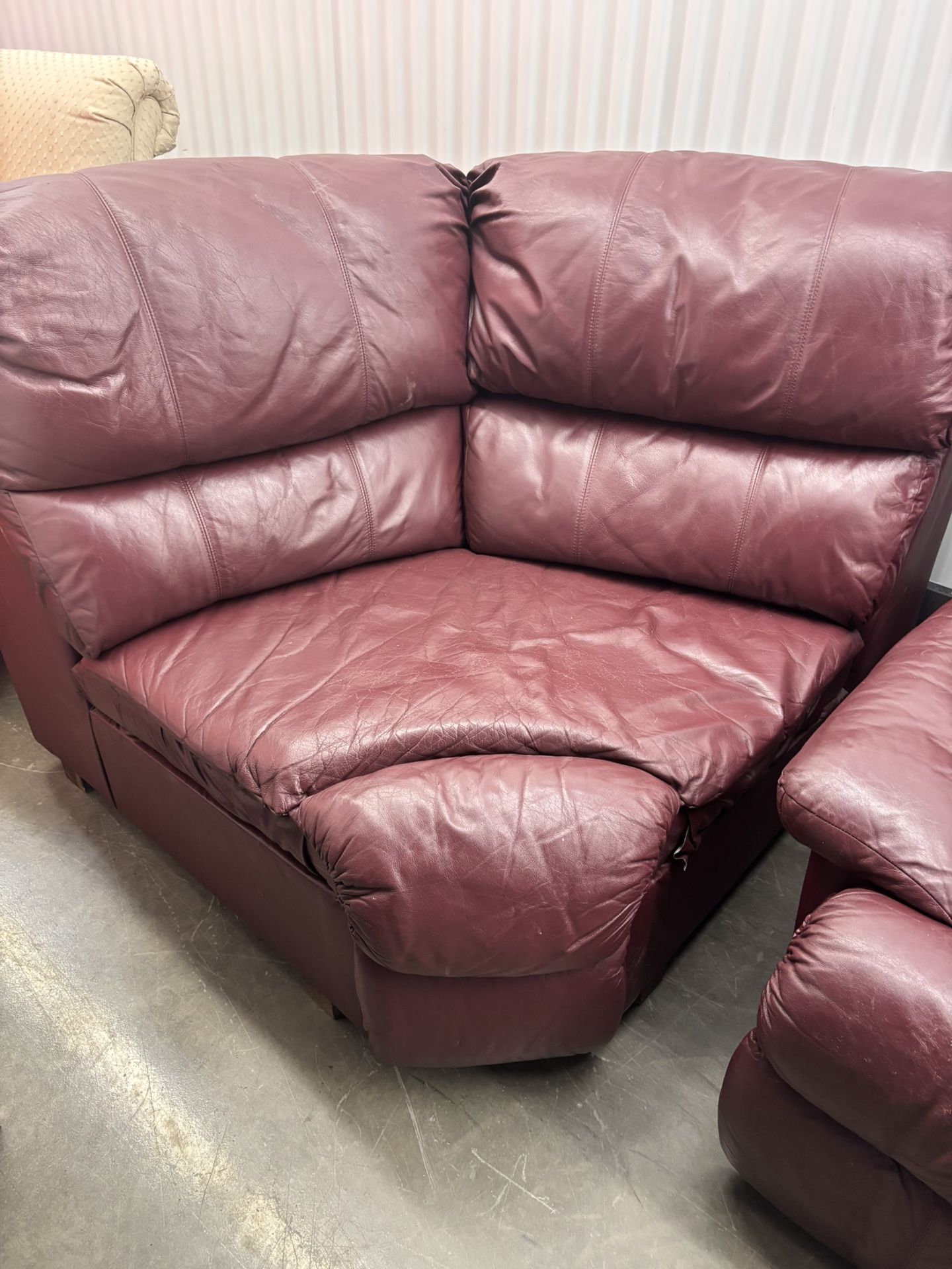 Couch / Bar stools / Leather Bench