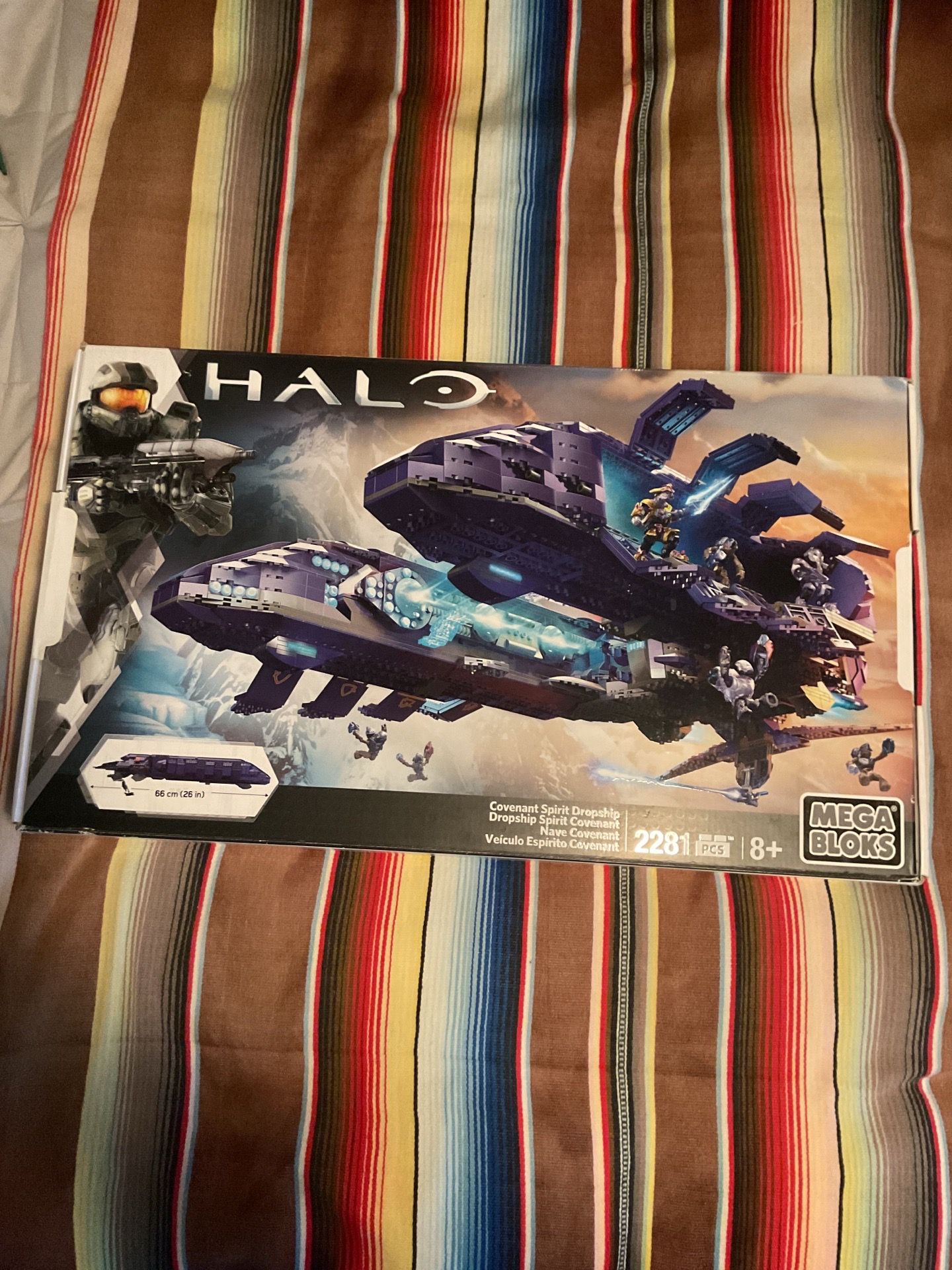 HALO Mega Bloks Convenant Spirit Dropship SEALED!