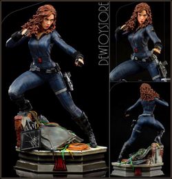 Iron studio infinity saga black wido 1/4 statue