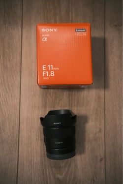 Sony E-Mount 11mm 1.8