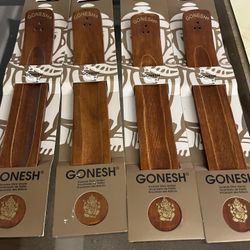 🌸 GONESH® Wooden Incense Burners (Brand New) 🌸