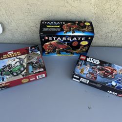Star Wars & Marvel Legos & Stargate 