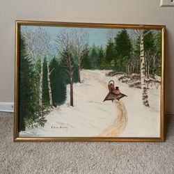 Oil Painting Deep Winter 