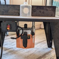 Harbor freight router table 1-3/4 HP plunge electric benchtop power tool