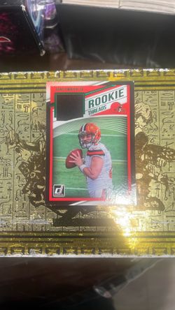 Baker Mayfield Threads Rookie Card