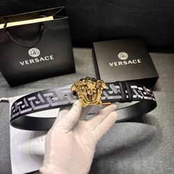 Versace Men’s Belt With Box 2026 New 