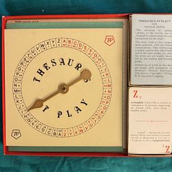 🔻💲 DROP🔻🃏 Rare LOCAL Vintage Game “THESAURUS AT PLAY” By Palo Alto Creator 🃏