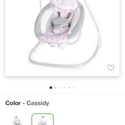 Brand New Pink Baby Swing 