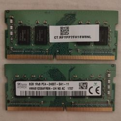 SK Hynix 16 Gb (2x8 Gb Kit) DDR4 2400 SODIMM RAM 