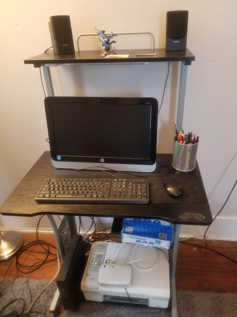 Small computer stand