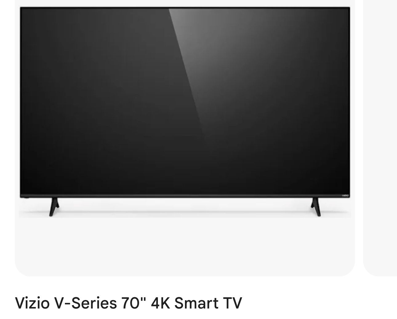 Vizio 70 Inch TV  $120.00 OBO