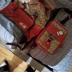 Coach Backpack And Coach Fanny Pack 450 For The Set Look Up The Price Bag Goes For 450 Alone 