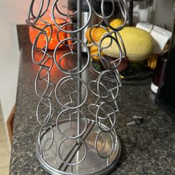 Vintage Stainless Steel Keurig Coffee Cup Holder Karusel.