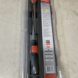 Crescent 3/8” Drive Micrometer Torque Wrench 20-100 Ft-lb W Case 