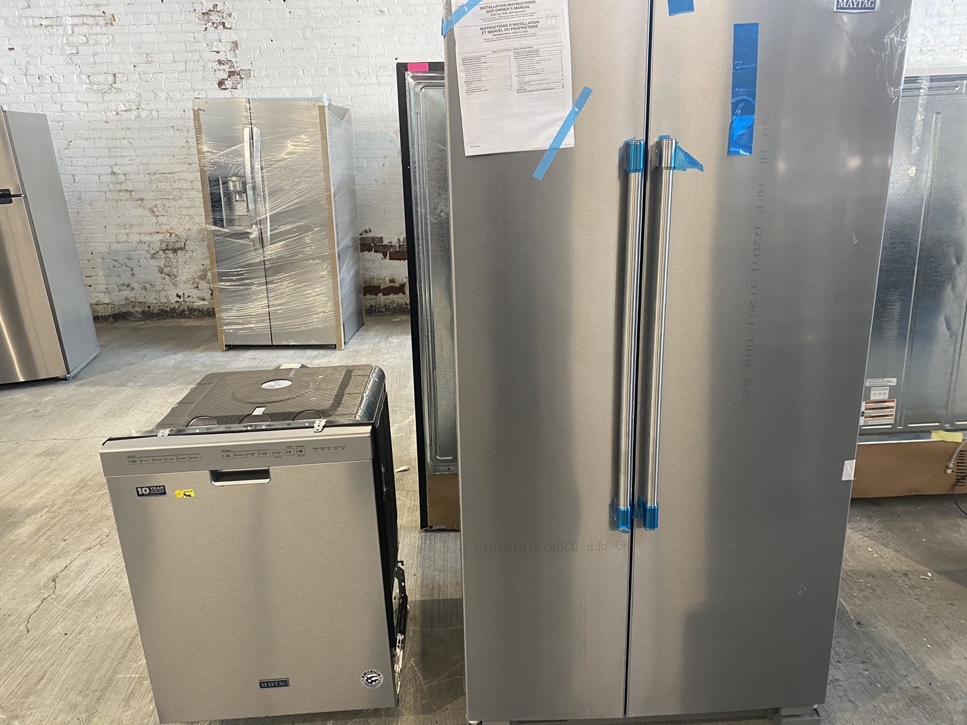 Stainless steel Maytag set