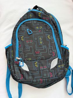 BOYS GAME BACKPACK WITH LUNCHBAG