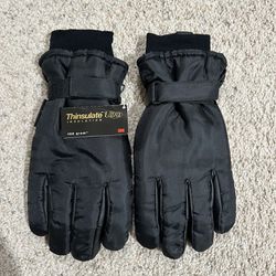 New Thinsulate Ultra Insulation Black Gloves