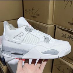 JORDAN 4 WHITE OREO 