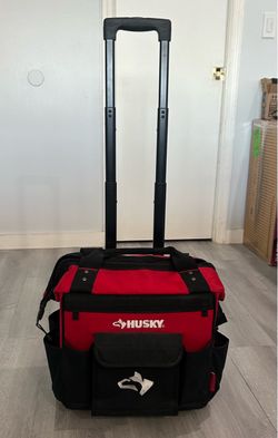 Husky 14 in. 13 Pocket Rolling Tool Bag