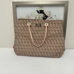 Preloved Fendi Zucchino Tote Bag
