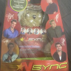 *NSYNC Holiday Bear And Cd 2000