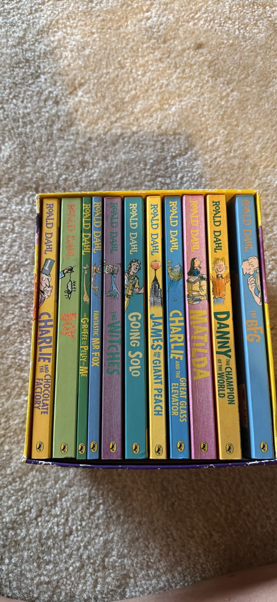 Roald Dahl classic paperback book set
