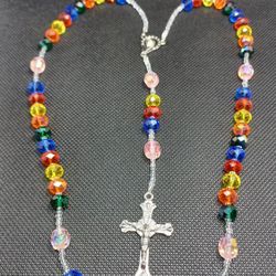 Rainbow Colors Rosary 