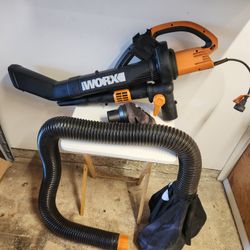 Worx Blower Vac w Hose Transfer Accessory
