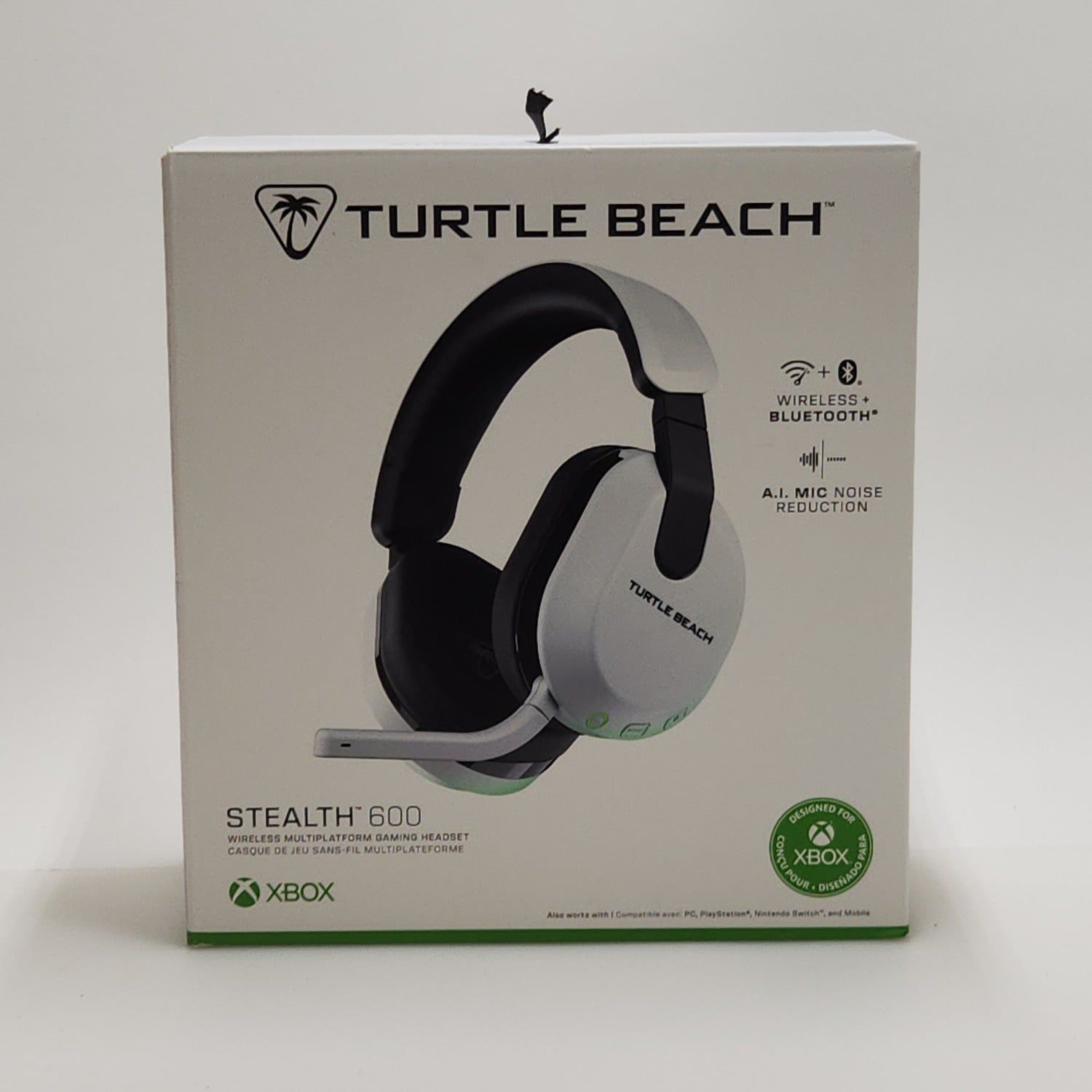 New Turtle Beach Stealth 600 Wireless Gaming Headset White TBS-2102-15