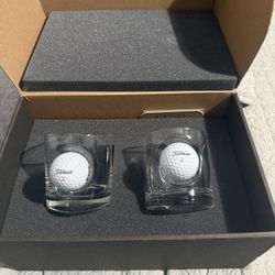 Golf Drinking Glasses Very Nice 