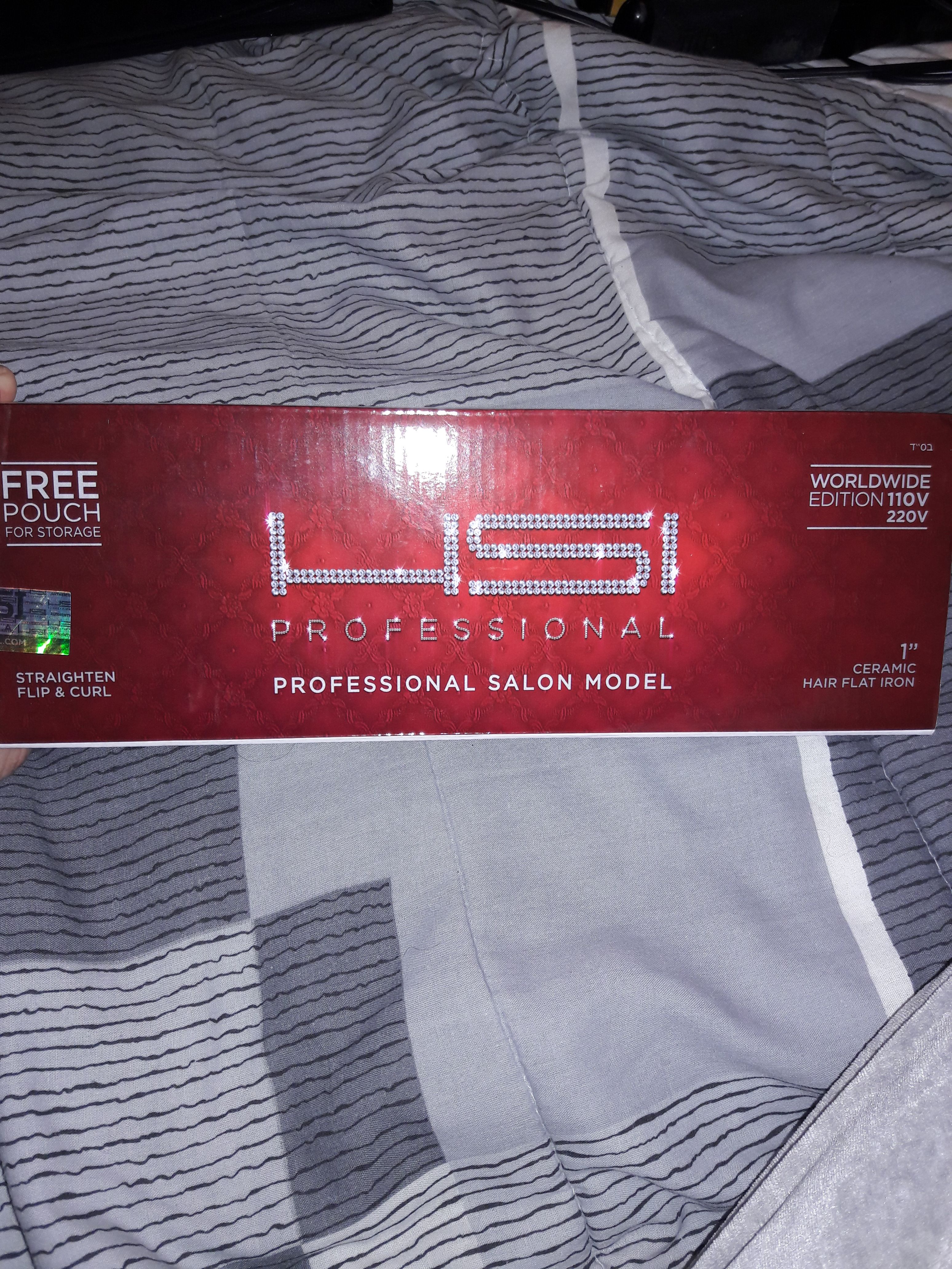 Tourmaline hair straightener