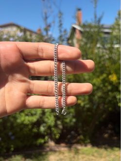 925 Silver Cuban Bracelet