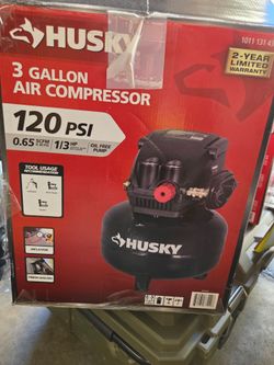 Husky 3 Gallon 120 PSI Air Compressor