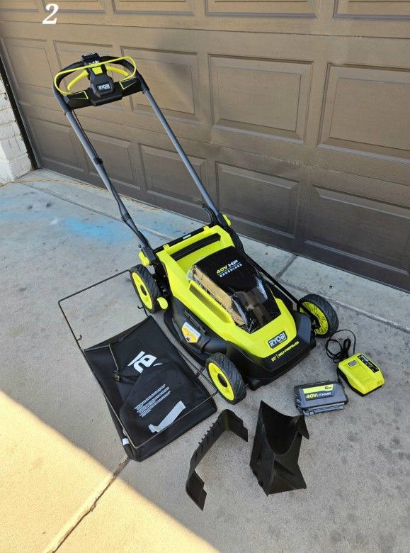 RYOBI 40V HP Brushless Self Propelled Lawn Mower Kit With 6Ah Battery & Fast Charger (NEW IN THE BOX