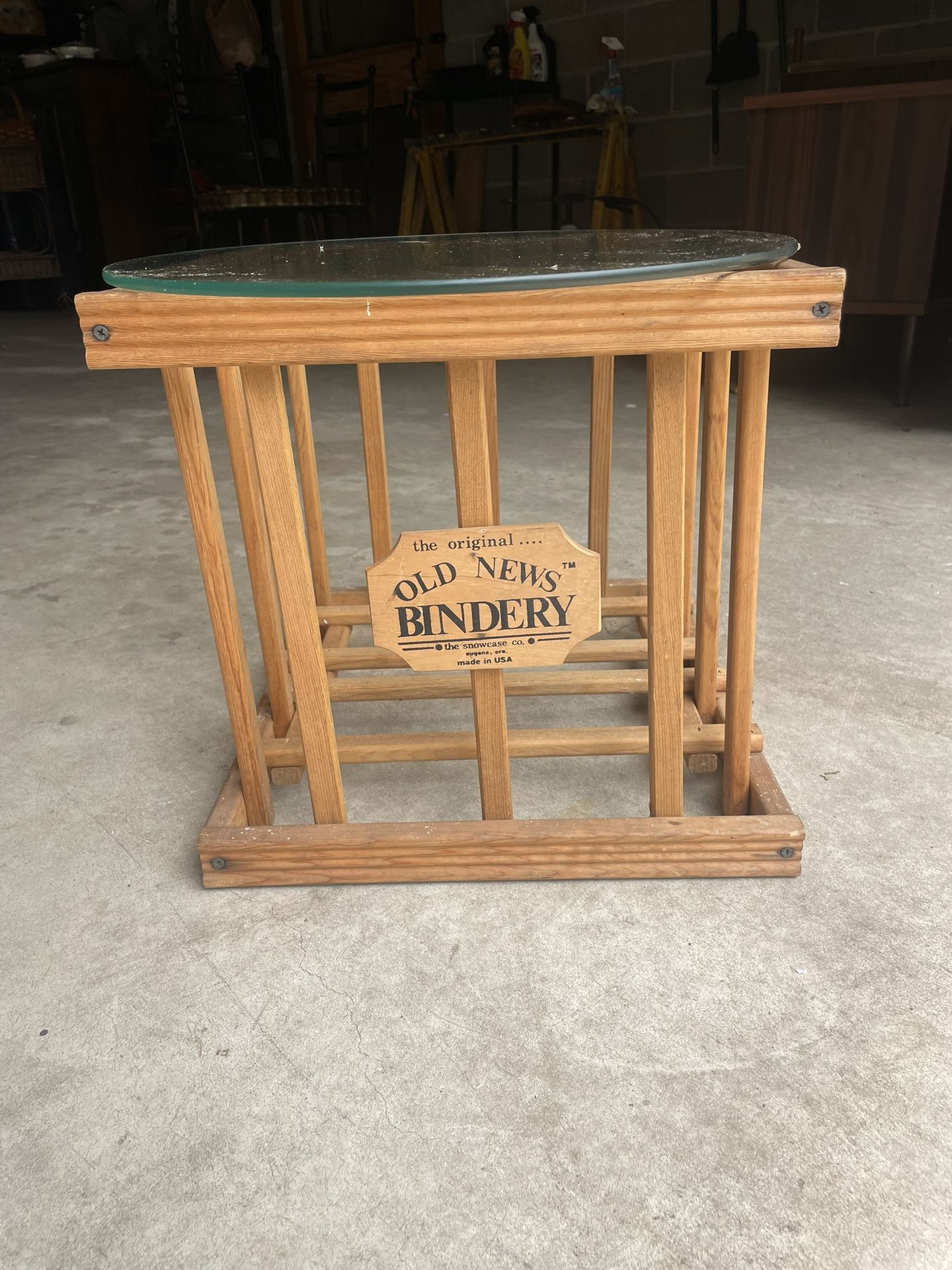 Newspaper Crate Coffee Table