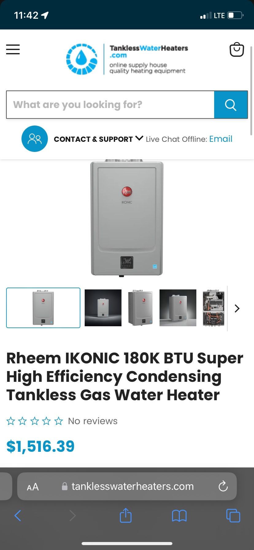 Rheem Tankless Water Heater