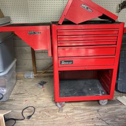 Snap On Tool Chest plus Mac Tools Attachments