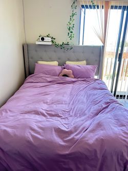 Queen bed headboard