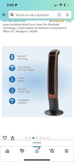 LASKO - Oscillating Tower Fan