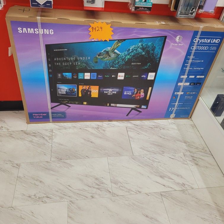 Samsung 58 Inch 4K TV | $50 Down And Take It Home!